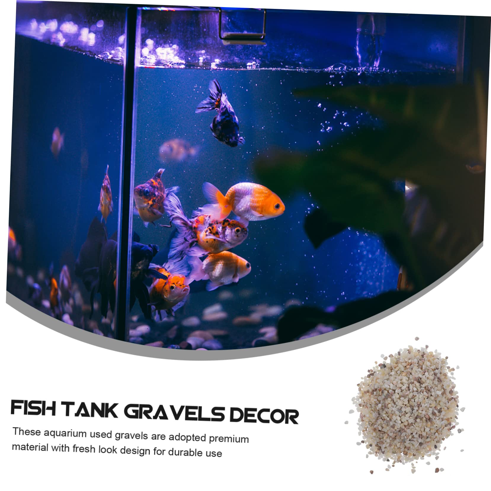 VICASKY Ghiaia per Acquario Sabbia Decorativa Ghiaia per Acquario per Riempitivo per Vasi per d Materiale per Pesci Acquatici