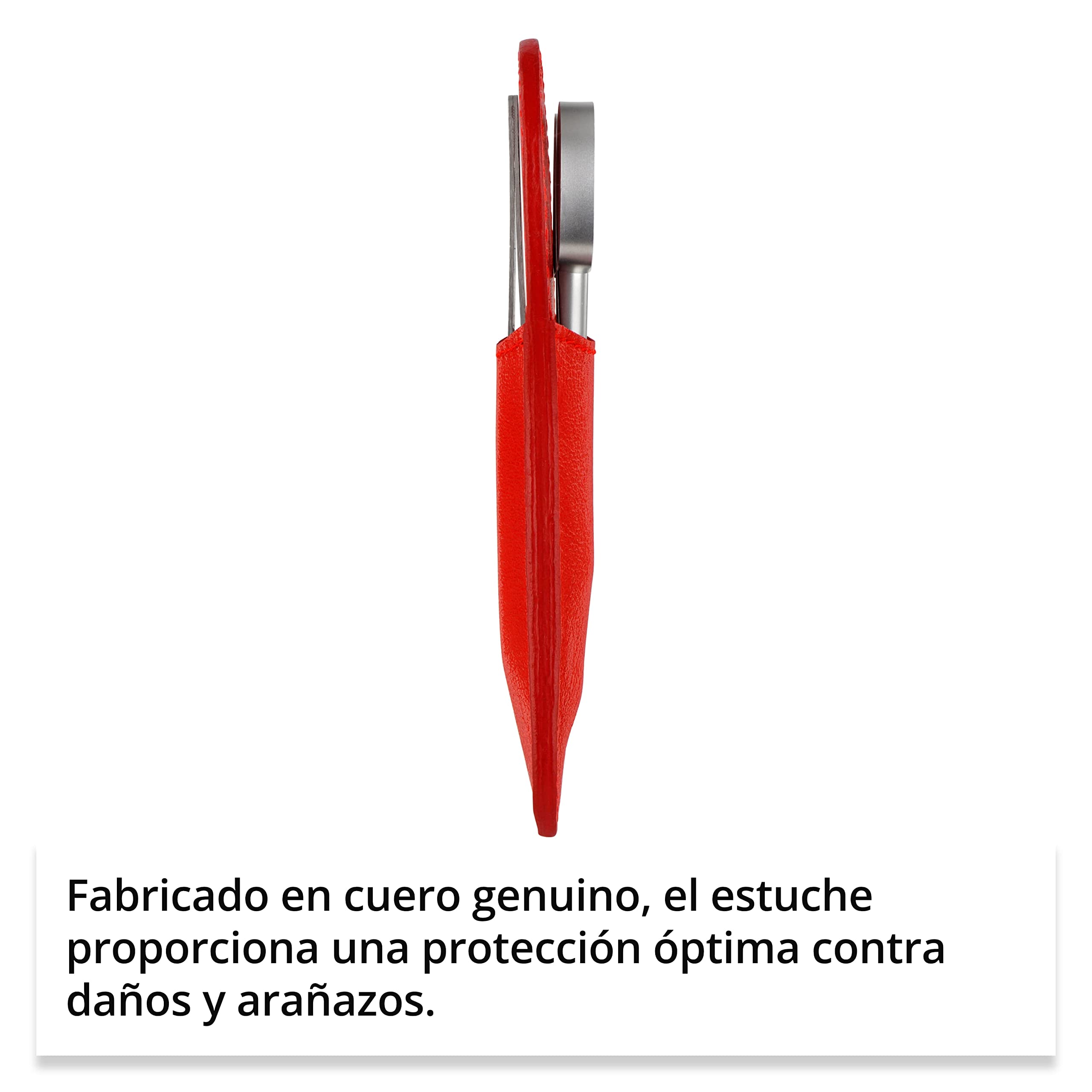Rubis Juego de manicura con tijeras de uñas y pinzas para arrancar cejas – Juego de uñas pequeño de 2 piezas – Juego de cuidado de uñas y pinzas estuche