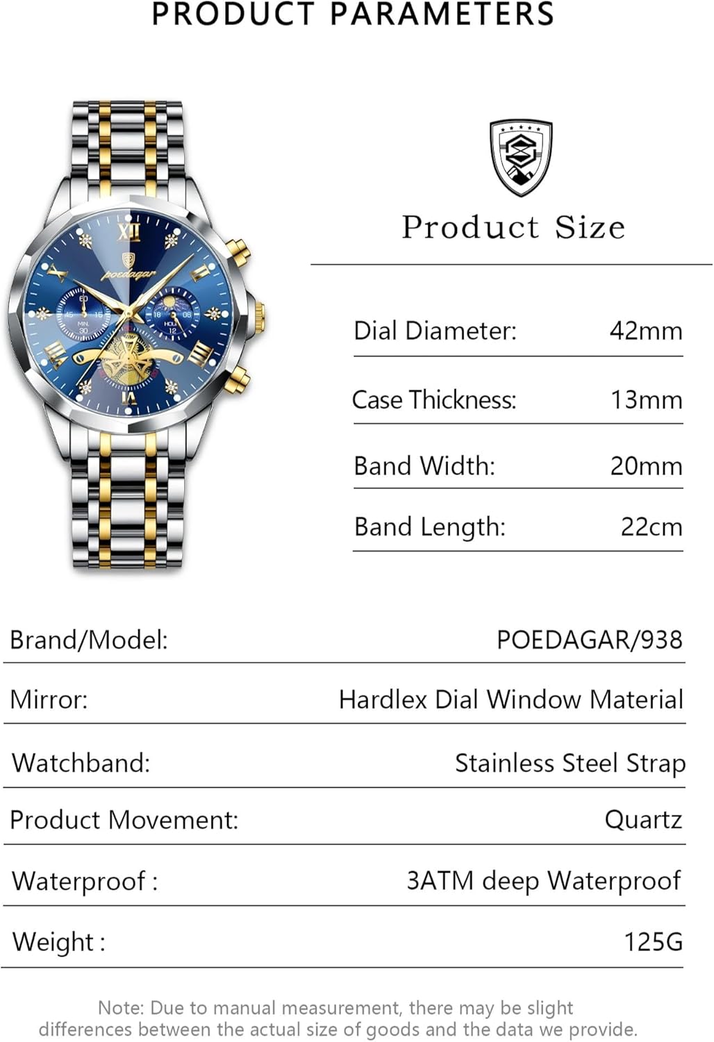 Luxury Men Watch Waterproof Luminous Chronograph Man Wristwatch Stainless Steel Fashion Business Classic Quartz Men's Watches - Image 6