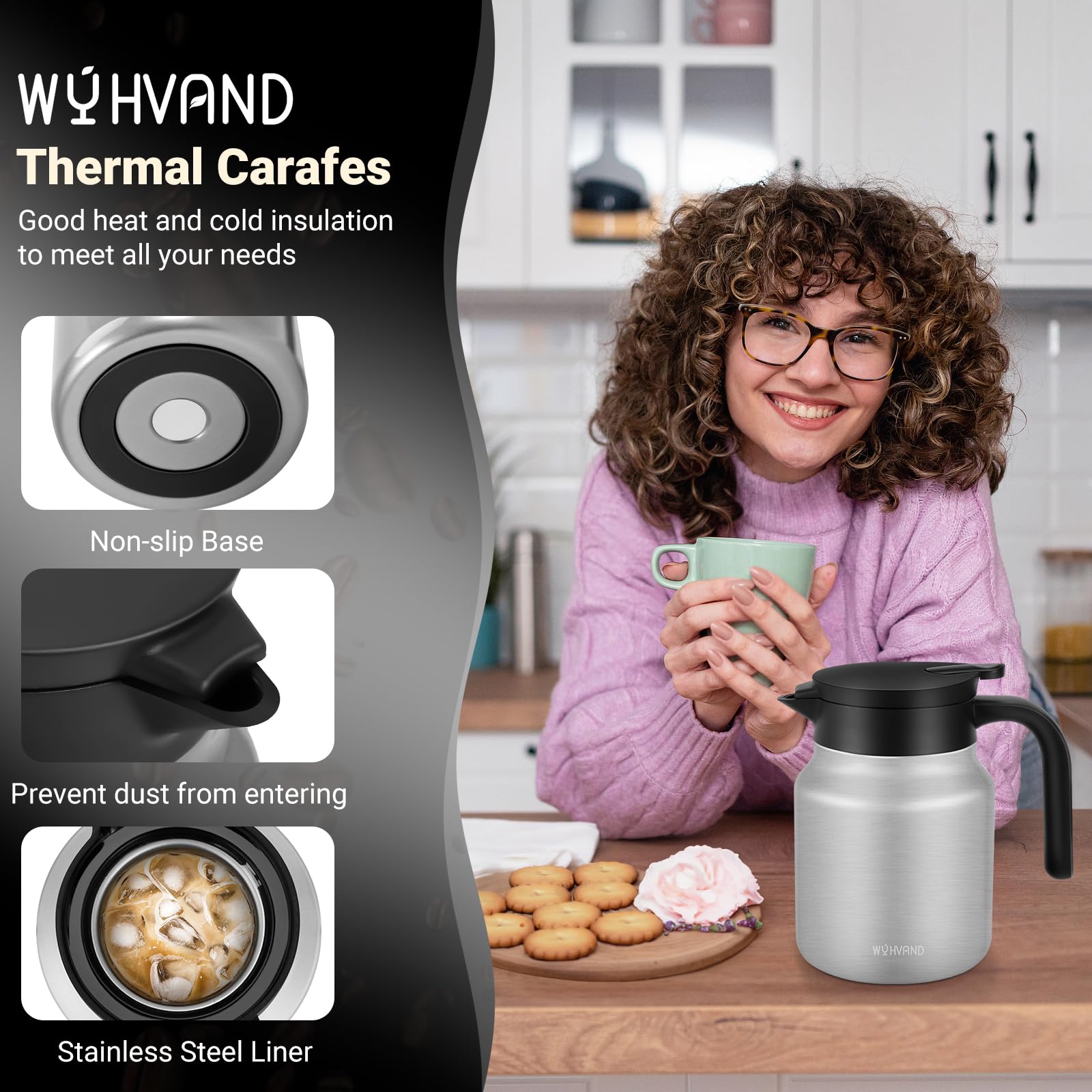 Hot Coffee Carafe - 12H Hot! -3