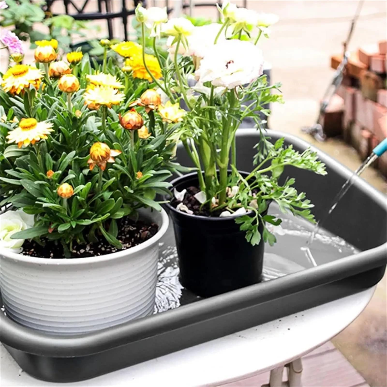 2pcs Garden Tidy Potted Tray para Plantas