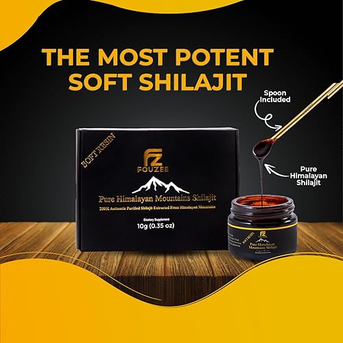 Miniatura 2 de Shilajit puro del Himalaya, suplemento mineral traza para mujeres y hombres, resina Shilajit natural y auténtica en botella de vidrio ámbar, ácido