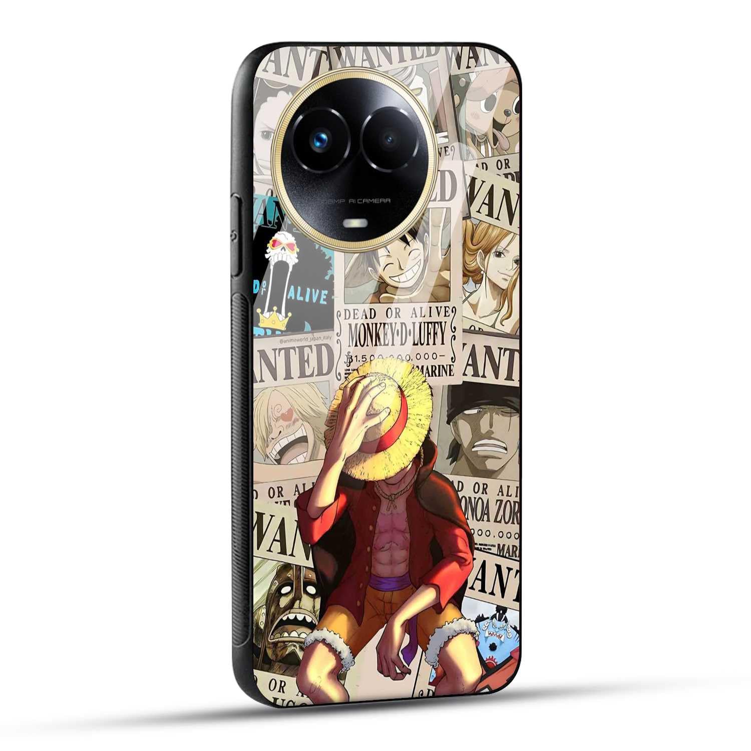 NDCOM for REALME 11 5G / REALME 11x 5G / NARZO 60x 5G / REALME C67 5G Back Cover Anime One Piece Wanted Luffy Printed Glass Case (B0CX9CNN1Y) Amazon Price History, Amazon Price Tracker