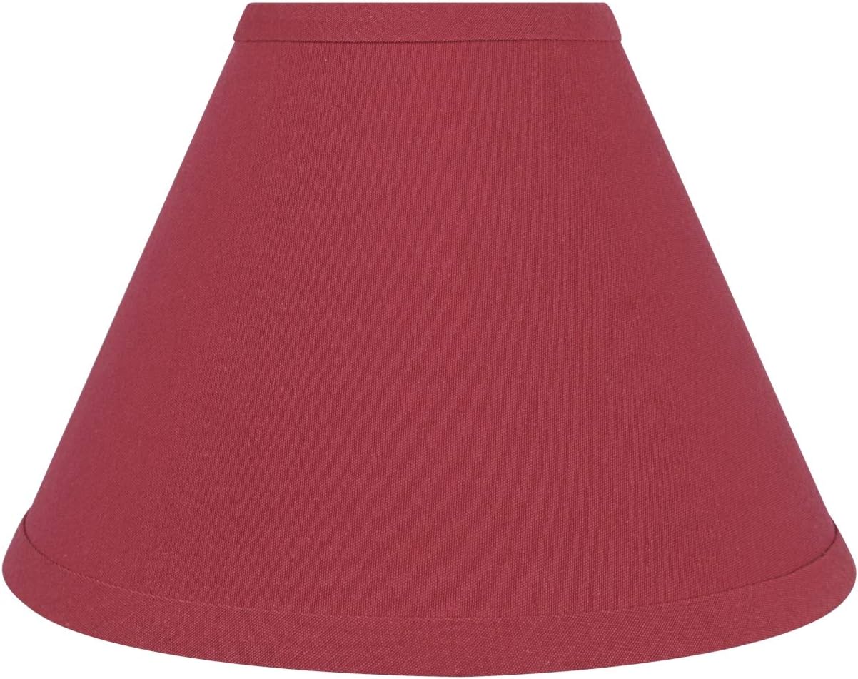 Aspen Creative 58753A Transitional Hardback Empire Shape UNO Construction Lamp Shade in Imperial Red, 10" Wide (4" x 10" x 7")