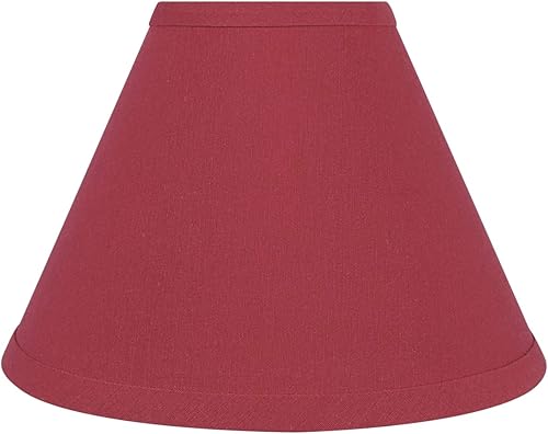 Miniatura 7 de Aspen Creative 56009, Empire Uno - Persiana para lámpara, ciruela, 4 pulgadas superior x 10 pulgadas inferior x 7 pulgadas de altura inclinada,