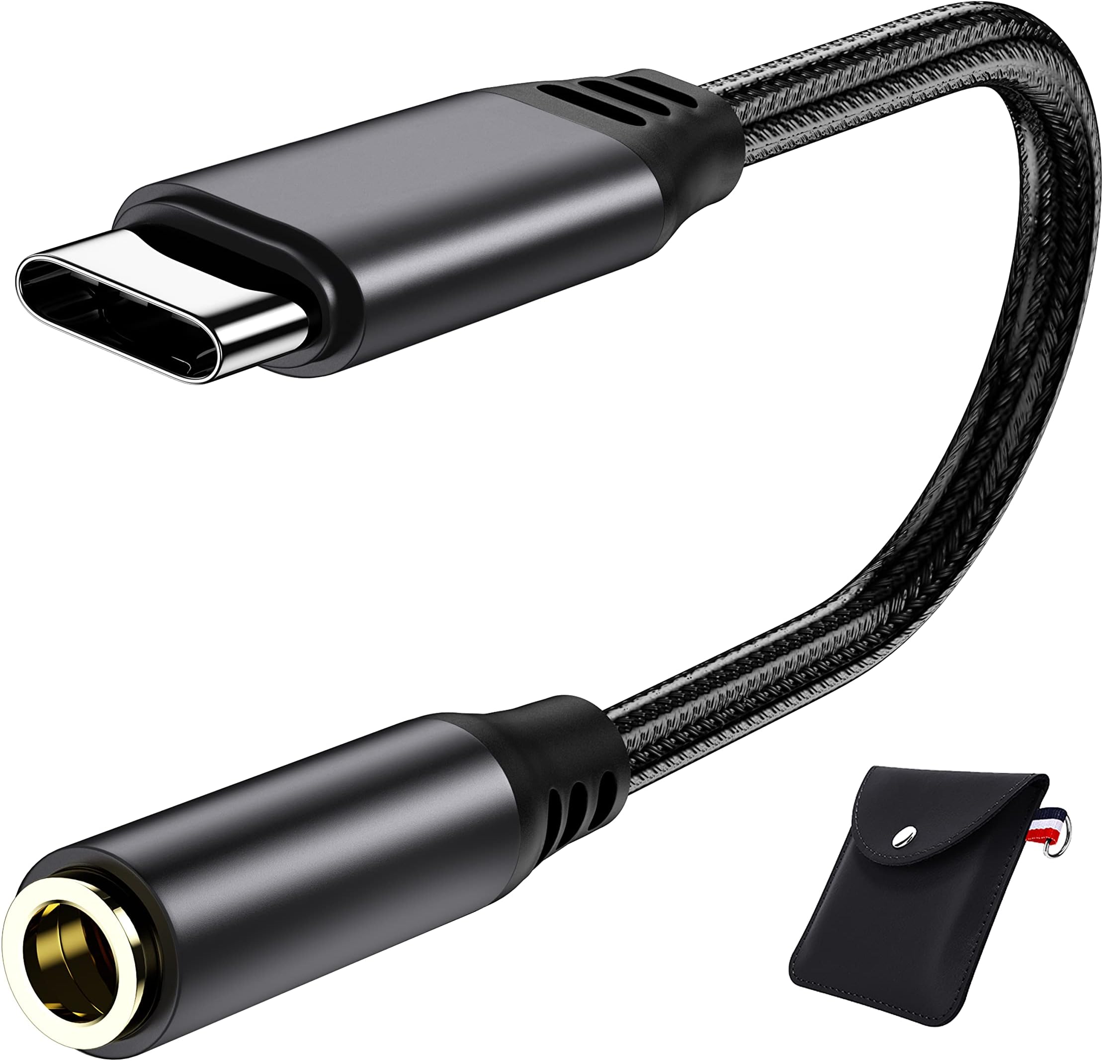 YUANBAI USB C to 3.5mm OnePlus 9 10 Pro Headphone Jack Adapter, USB Type C to 3.5mm Aux Audio Adapter DAC USB C Headphone Adapter for Samsung S22 S21 Ultra S20 FE A53 Google Pixel 6a 6 Pro iPad Air 5