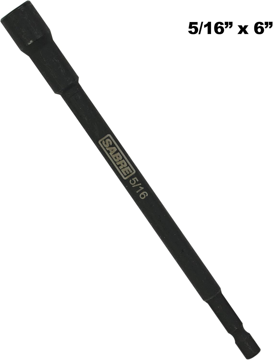 5/16 Inch Impact Magnetic Nut Driver – 6 Inch Length, 1/4 Inch Hex Shank, Magnetic Socket Tip (5/16” SAE) image 2