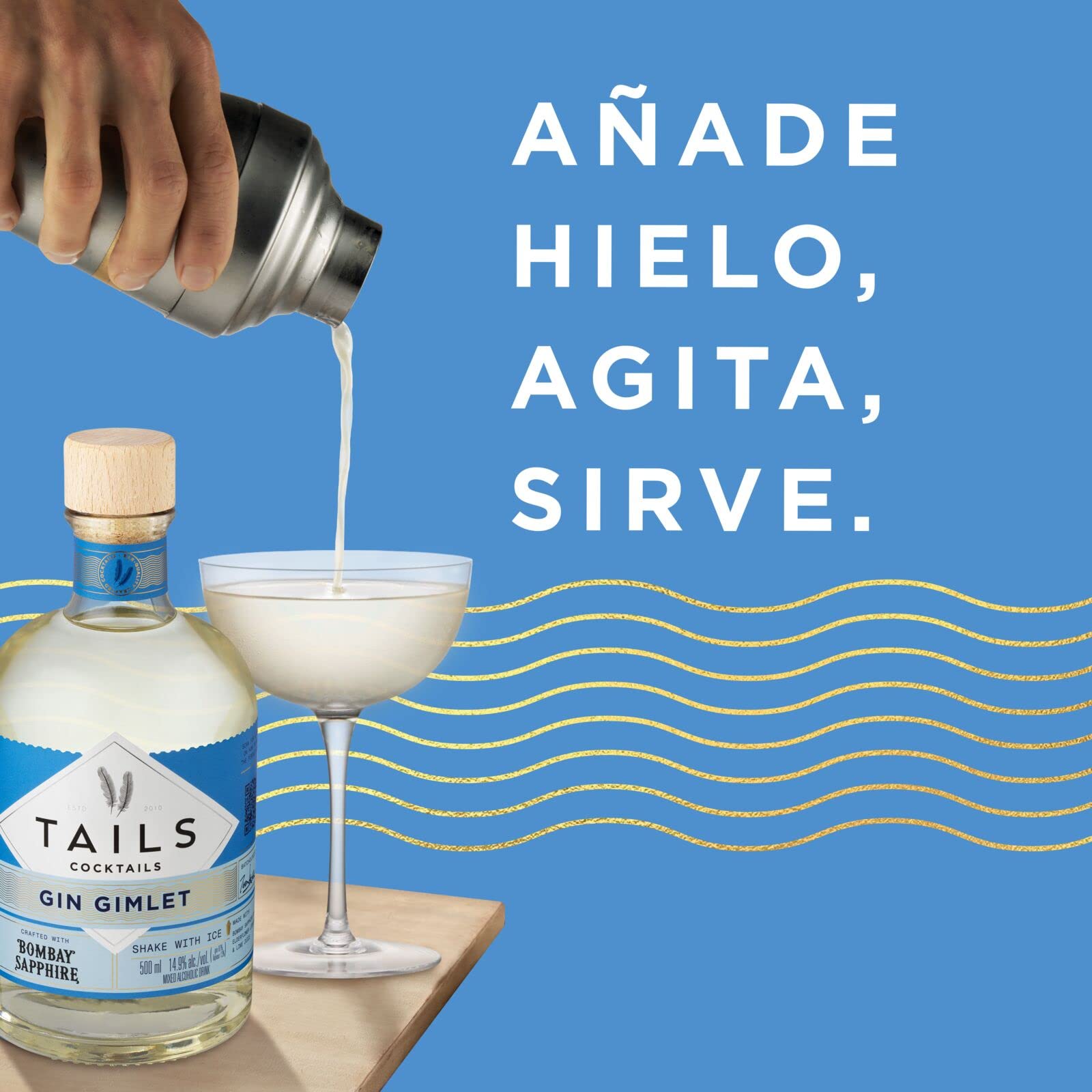Tails Cocktails Gin Gimlet Bombay Sapphire Gin 14,9% vol 50 cl