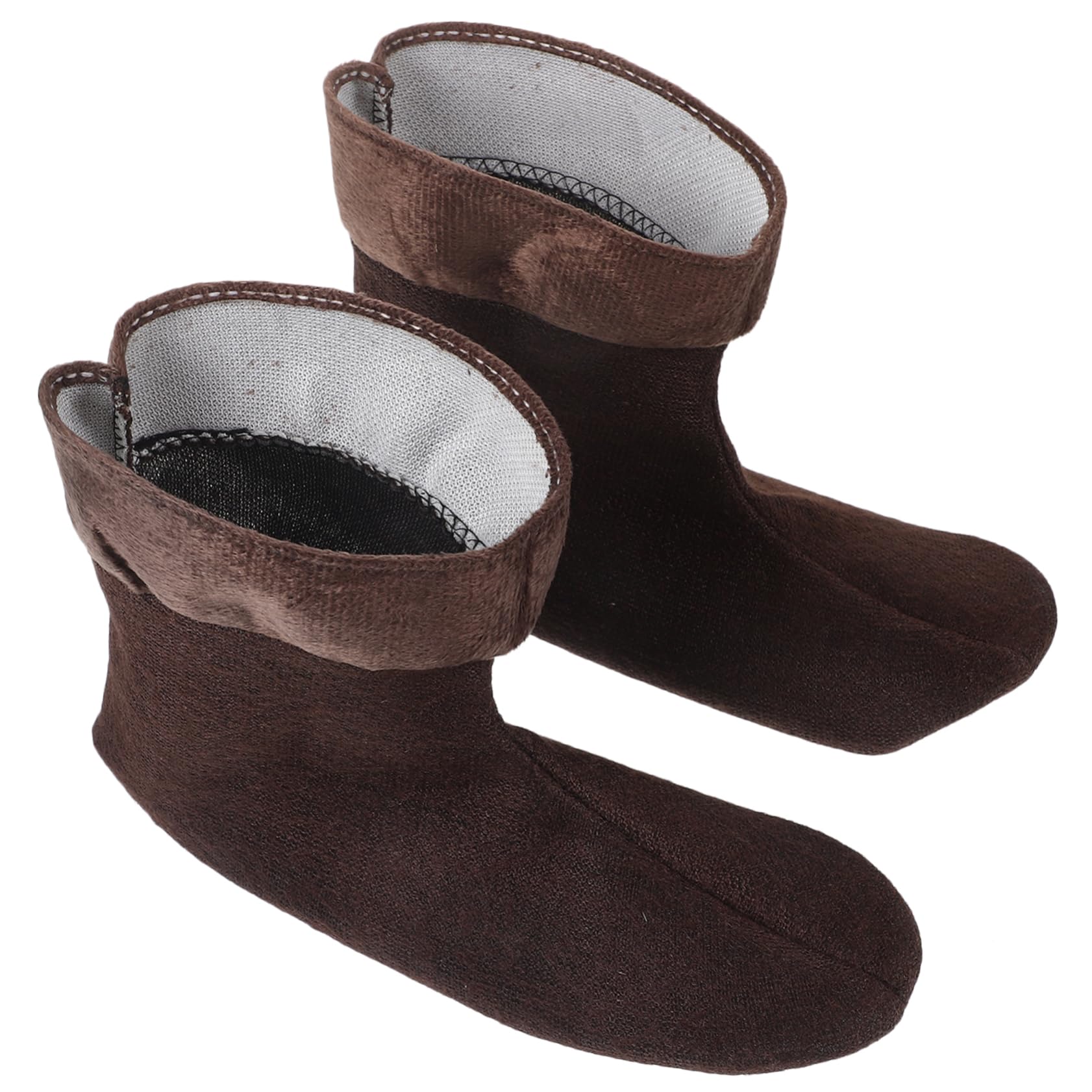 BESPORTBLE Men's Rain Boot Socks Liner Thermal Cotton Warmers Waterproof Work Rain Boot Liners Thick Low-cut Fit Uk Size 9-10 for Outdoor Winter