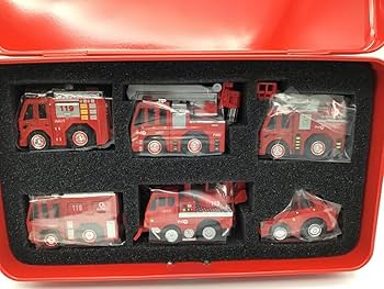 タルガ　チョロQ 新品未使用セット Amazon.co.jp: チョロQ 消防庁2 6台セット ブリキ缶 コレクション