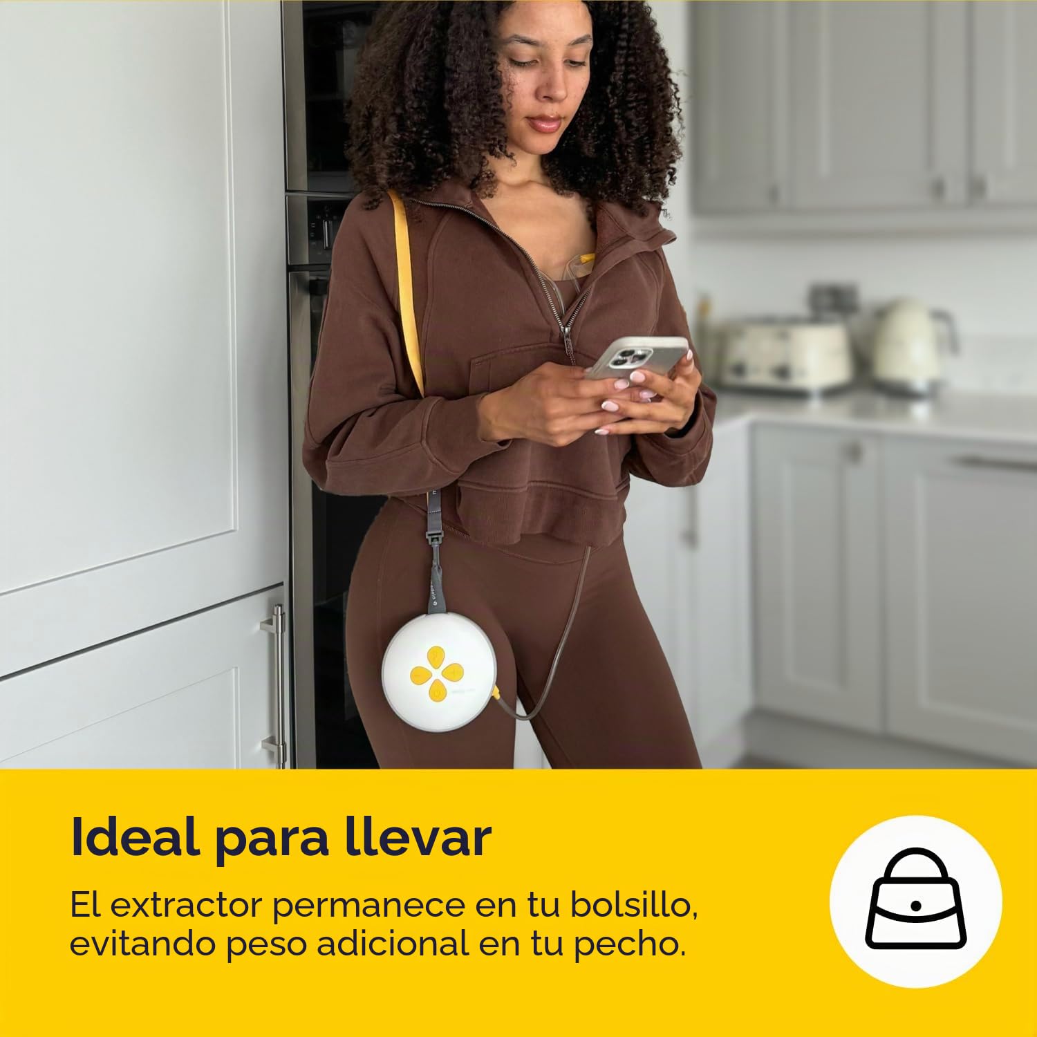 Medela Swing Maxi Extractor de leche manos libres | Fácil, intuitivo, ideal para desplazamientos Doble extractor de leche eléctrico manos libres