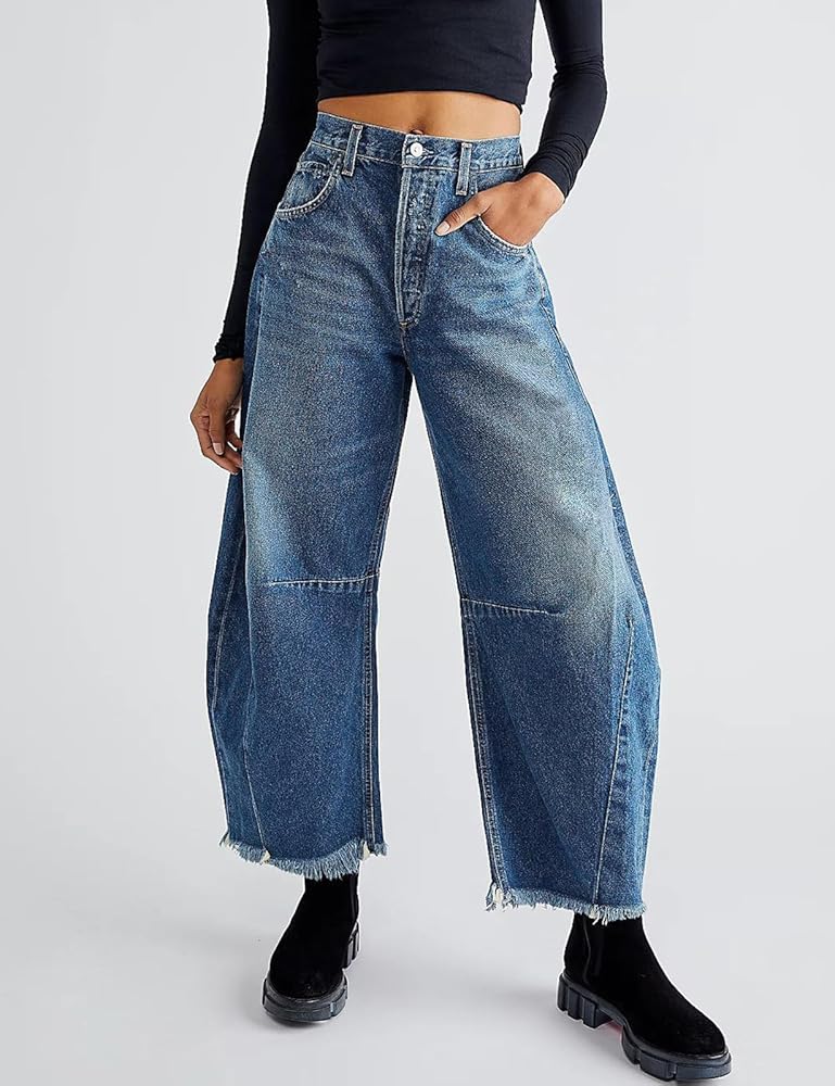 【美品】 DU JOUR BARREL BAGGY JEAN 36 追加》ウォッシャブル / DU JOUR/デュ ジュール BARREL BAGGY
