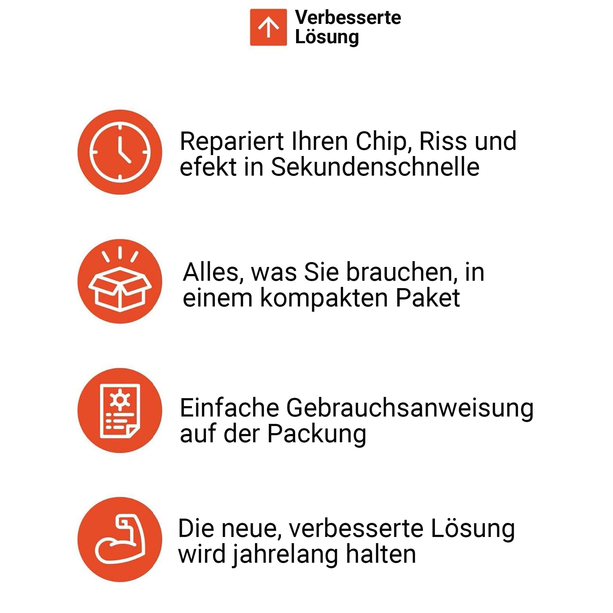 Quarz-Reparatur-Set für Arbeitsplatten (transparent, weißes Acryl und dunkelweiße Farbe) – ideal als Fliesen, Fiberglas, Badewanne, Keramik-Reparatur-Set I funktioniert hervorragend für Granit,