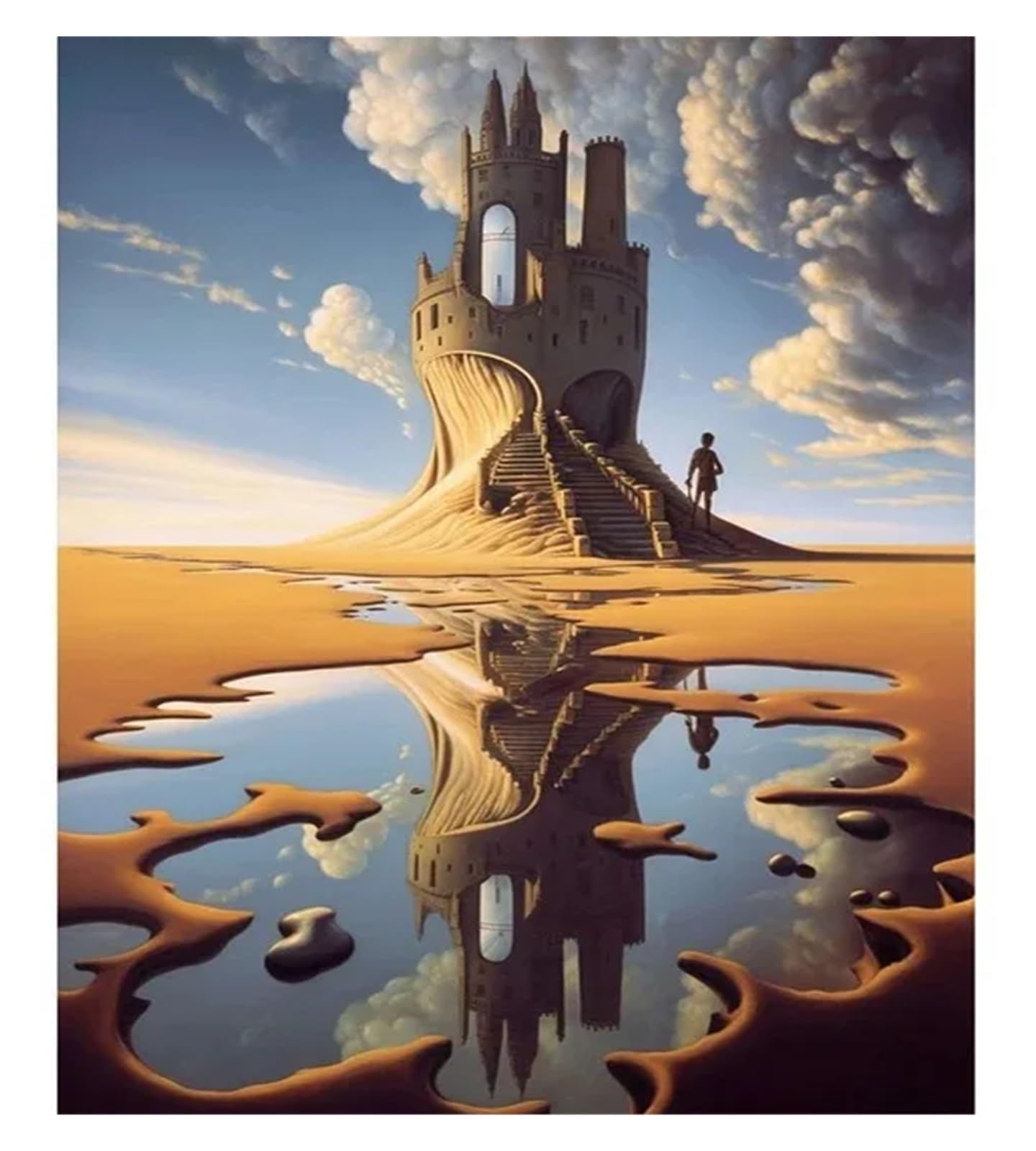 Cuadro sobre lienzo de Salvador Dalí, lámina abstracta de alta calidad de 20x30cm