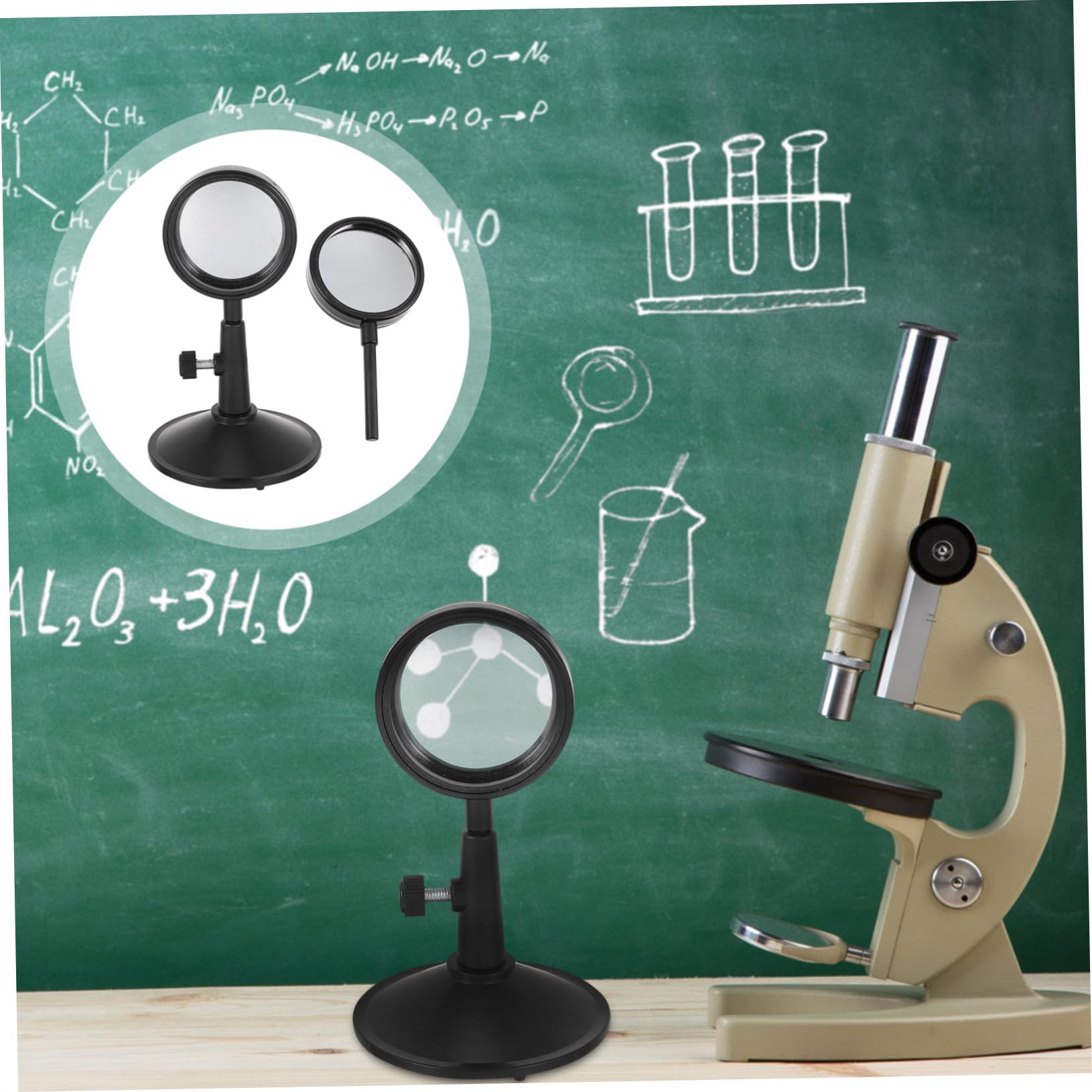 Cabilock Set De Lentilles Optiques Convergentes Et Divergentes avec Support pour Expériences Physiques Outil Pédagogique Et Facile à Nettoyer pour Classe Et Laboratoire
