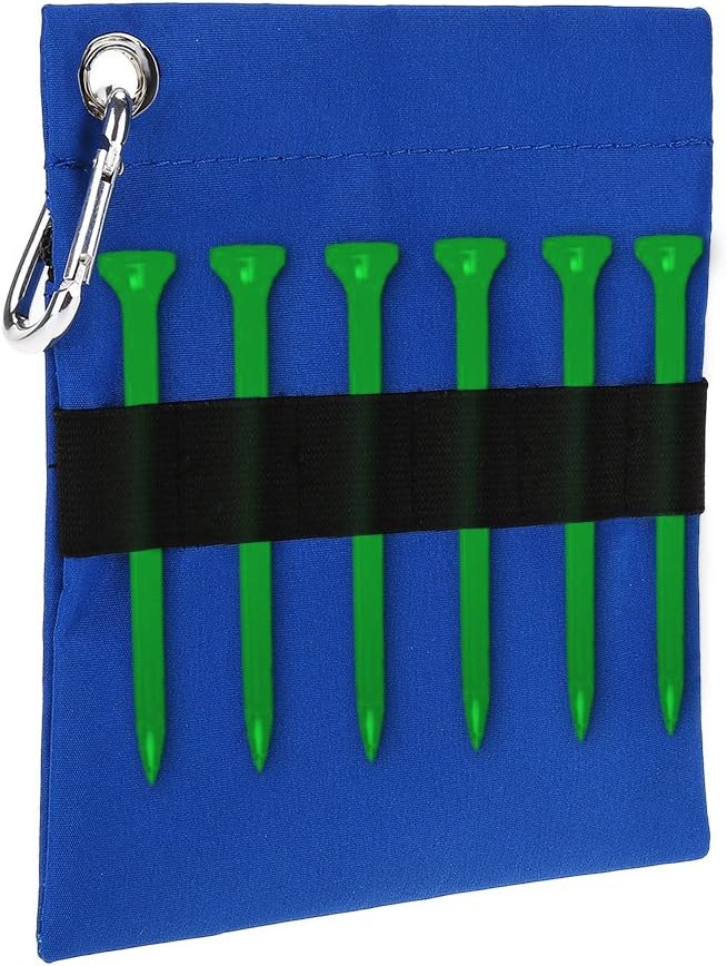 Amazon ゴルフティーバッグ ゴルフティーポーチ ティーホルダー 6本収納 整理整頓を保つ カラビナ付き ナイロン製 Alomejor ティー Amazon ゴルフティーバッグ ゴルフティーポーチ ティーホルダー 6本収納 整理整頓を保つ カラビナ付き ナイロン製 Alomejor ティー