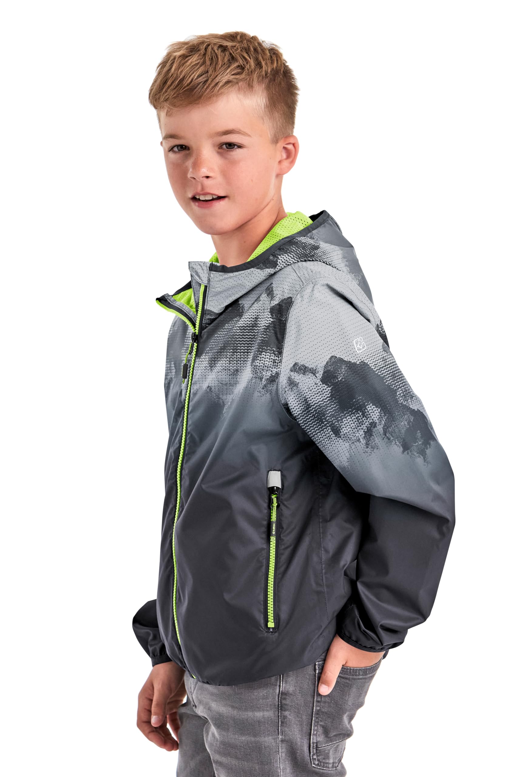 Killtec Lyse Bys Jckt B Funktionsjacke/Regenjacke mit Kapuze, packbar Bambini e ragazzi