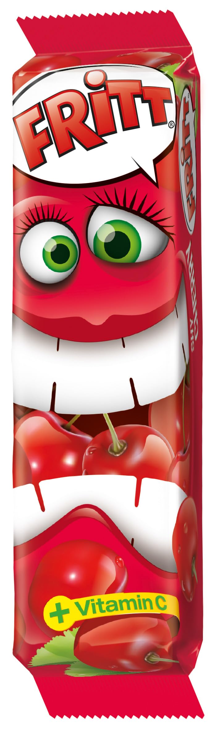 Fritt Frucht 30 x 70 g Kaubonbon-Streifen mit Vitamin C, en 7 leckeren & fruchtigen Geschmacksrichtungen