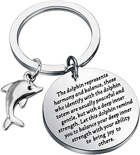 Dolphin Keychain Dolphin Lover Gift Dolphin Jewelry Inspiration Gift for Friend