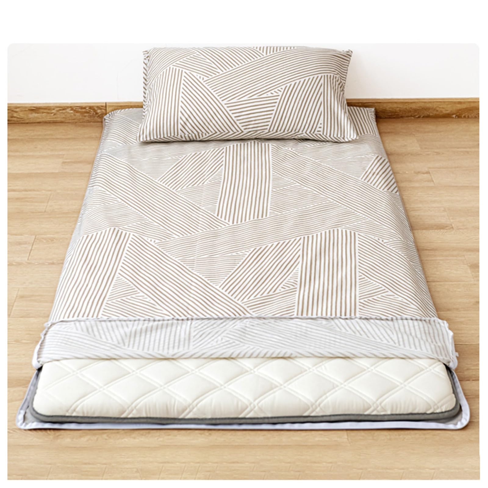 Japoński Pokrowiec Na Materac Futon, Japoński Pokrowiec Na Futon Z Zamkiem Błyskawicznym, Pokrowiec Na Materac, Bawełna, Nadający Się Do Prania W Pralce(Geometric,180x220cm/70x86in)