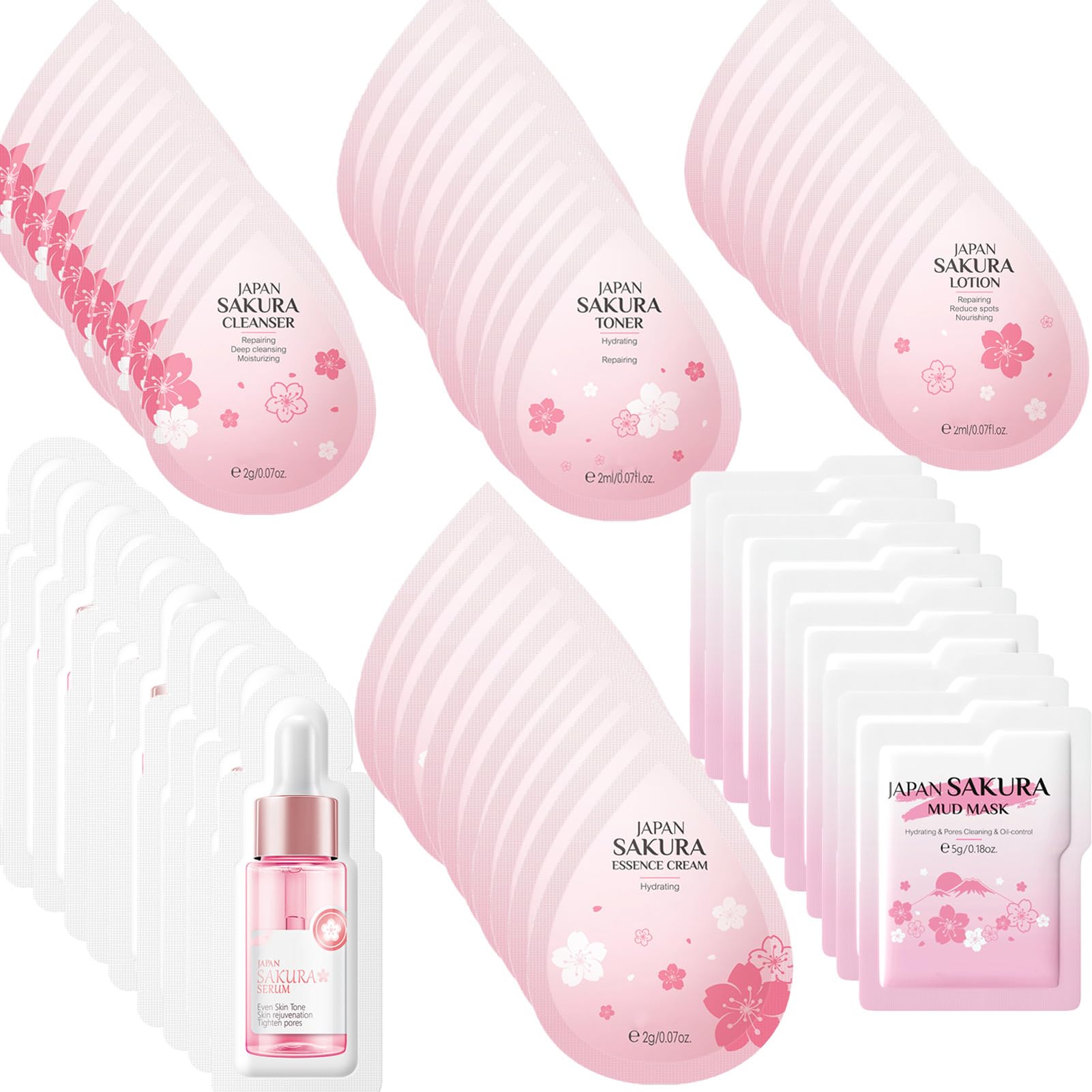 Amazon.com : 60 Mini Travel Skincare Products, Mini Travel Items 