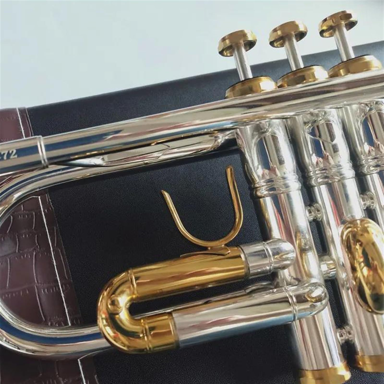 Tromba Per Principianti Tromba Doppio Si Bemolle Placcato Argento Tromba Professionale Strumenti Musicali Ottone