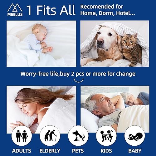 Miniatura 6 de Protector de colchón acolchado tamaño Queen, transpirable e impermeable, con bolsillo profundo ajustable de 8 a 21 pulgadas, funda de colchón suave