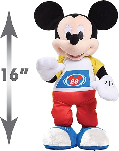 Miniatura 4 de Just Play - Mickey Mouse Funhouse - Peluche elástico de Mickey Mouse de 17 pulgadas para bailar y cantar de Disney Junior