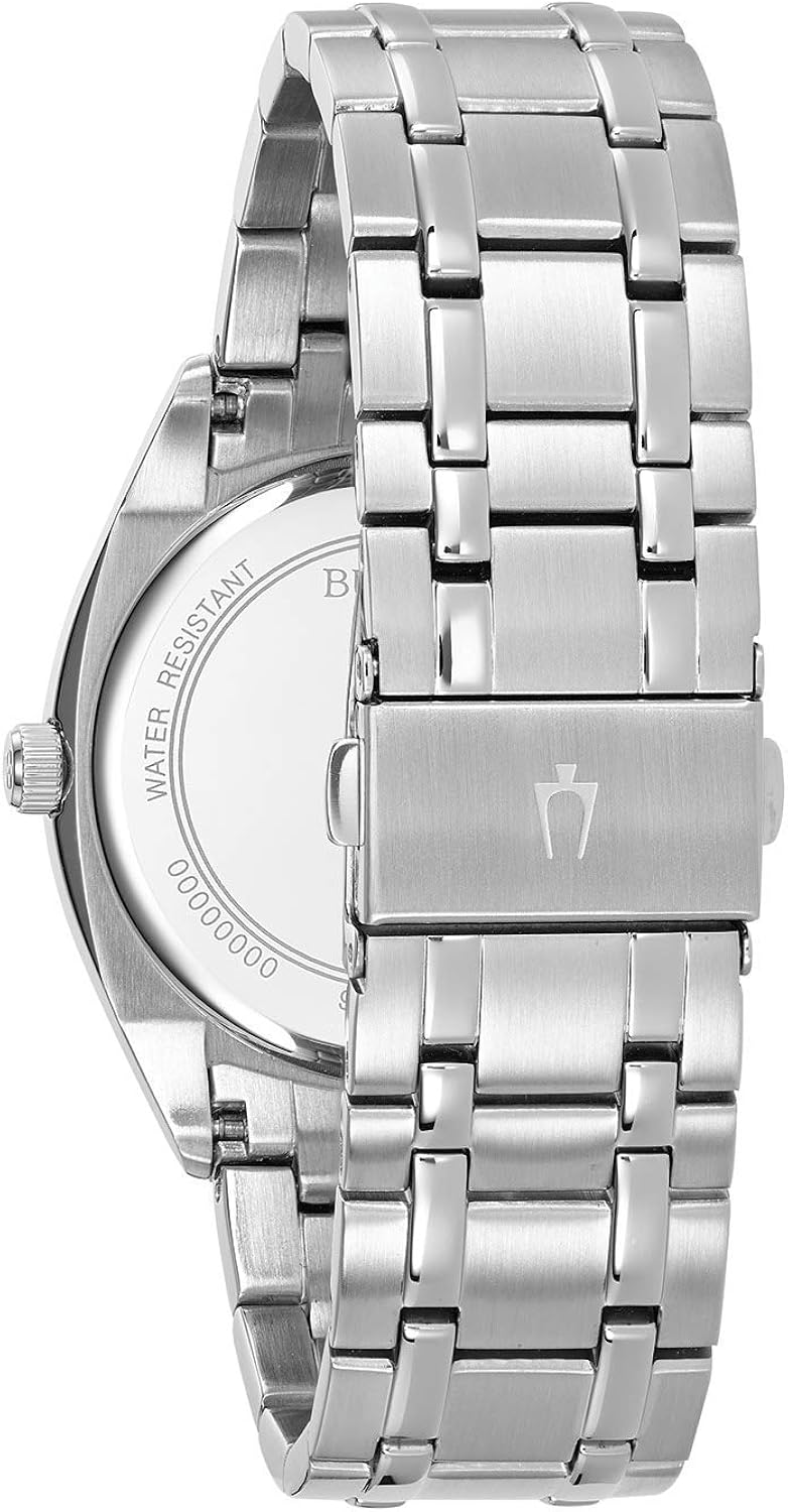 Bulova Orologio Analogico Quarzo Uomo con Cinturino in Acciaio Inox 96C125