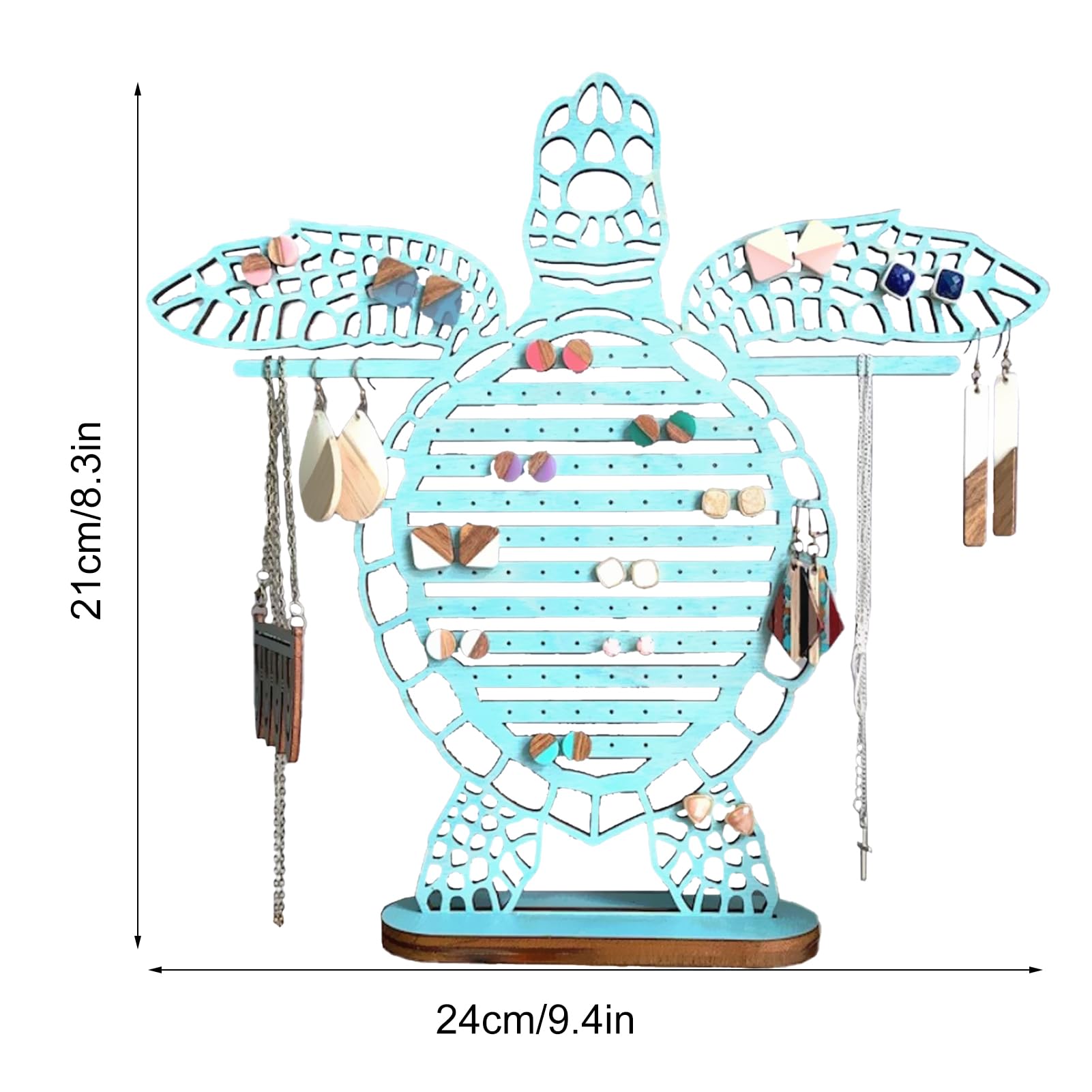 Ddewing Sea Turtles Earring Holder Turtles Earring Storage Rack Sea Turtles Earring Display Organizer Jewelry Display Stand Rack Storage Rack for Home Women Girls
