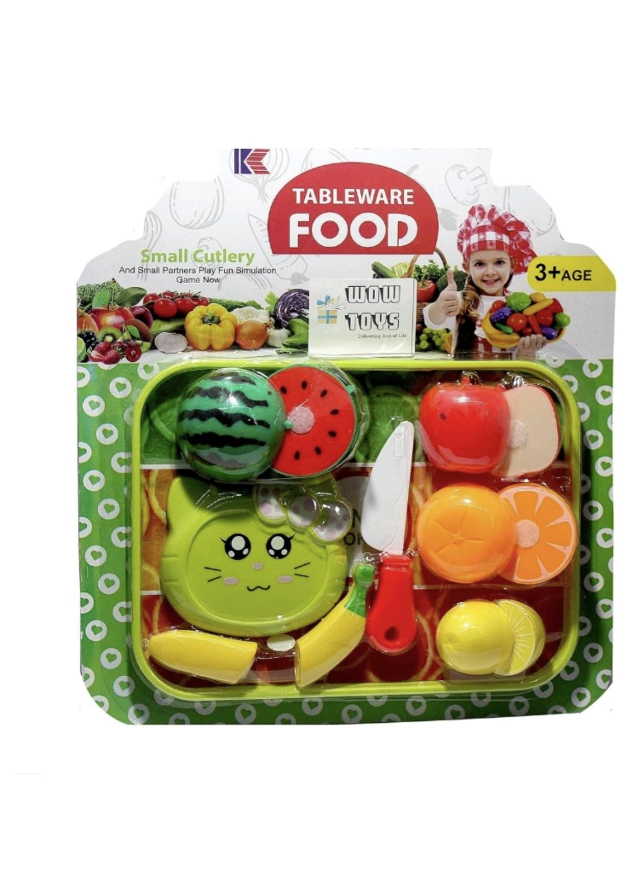 ARTHDEEP Kids Pretend Play Food Set, Plastic Fruits and Vegetables, 3+ Years (B0DF31TRCW) Amazon Price History, Amazon Price Tracker