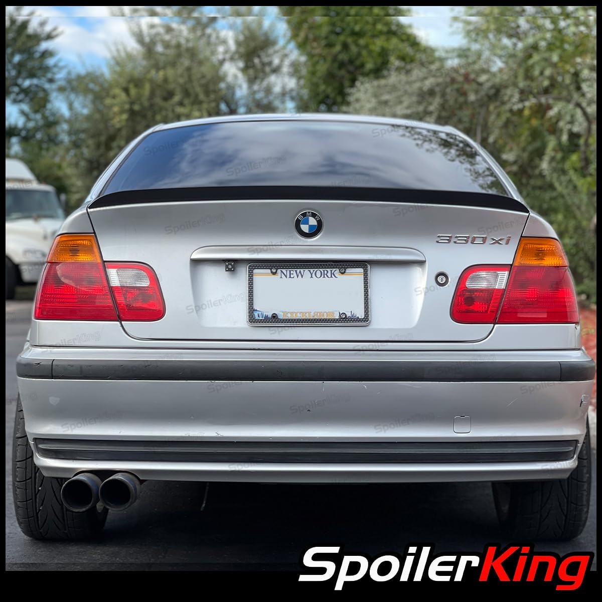 SpoilerKing Duckbill Trunk Spoiler (284G) Compatible with BMW 3 Series E46 1998-2006 Sedan 4DR