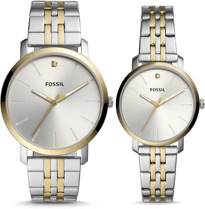 Fossil His and Hers Luther Three Hands 