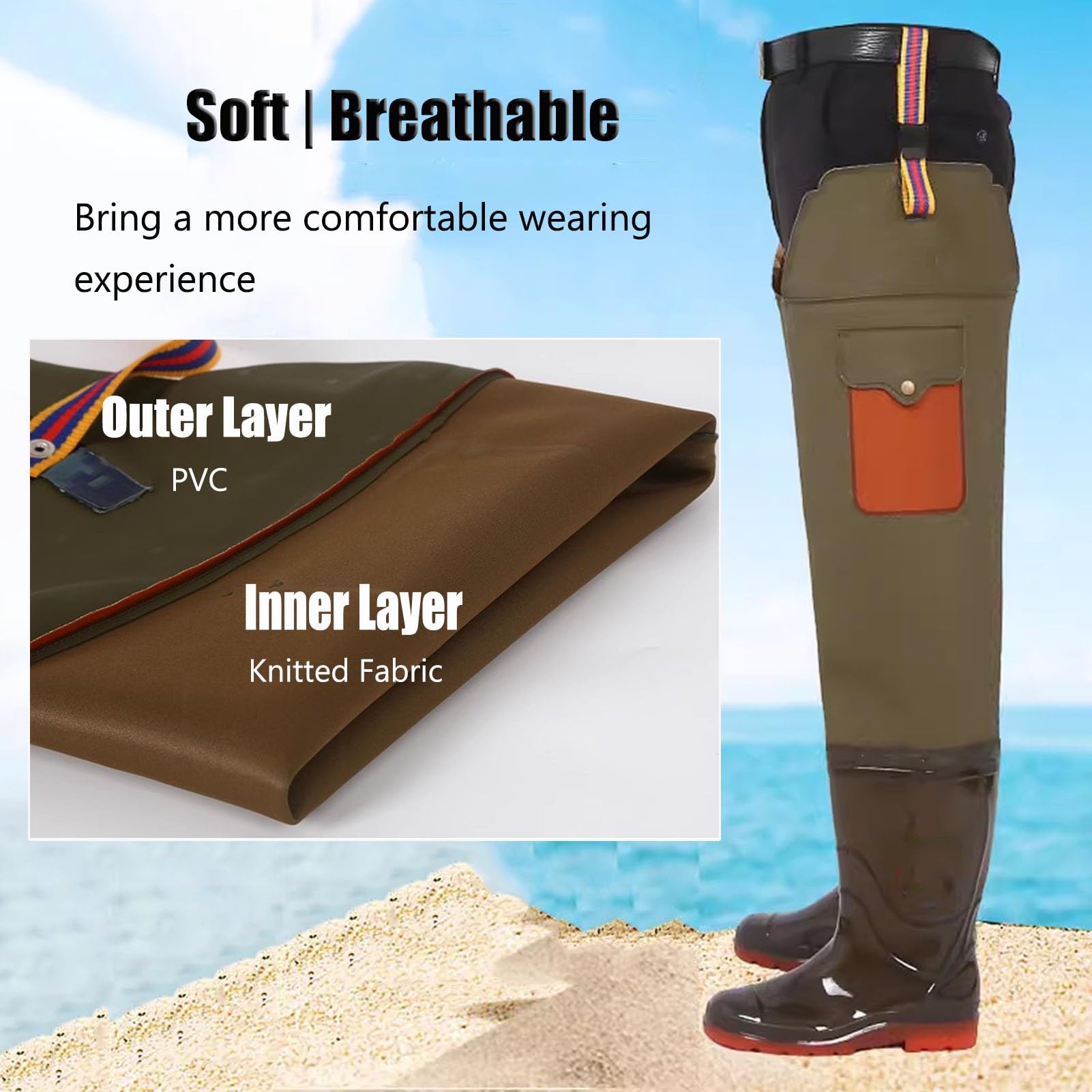 Waders de pêche