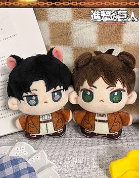 Amazon.co.jp: リヴァイ エレン ぬいぐるみ 進撃の巨人 縫いぐるみ