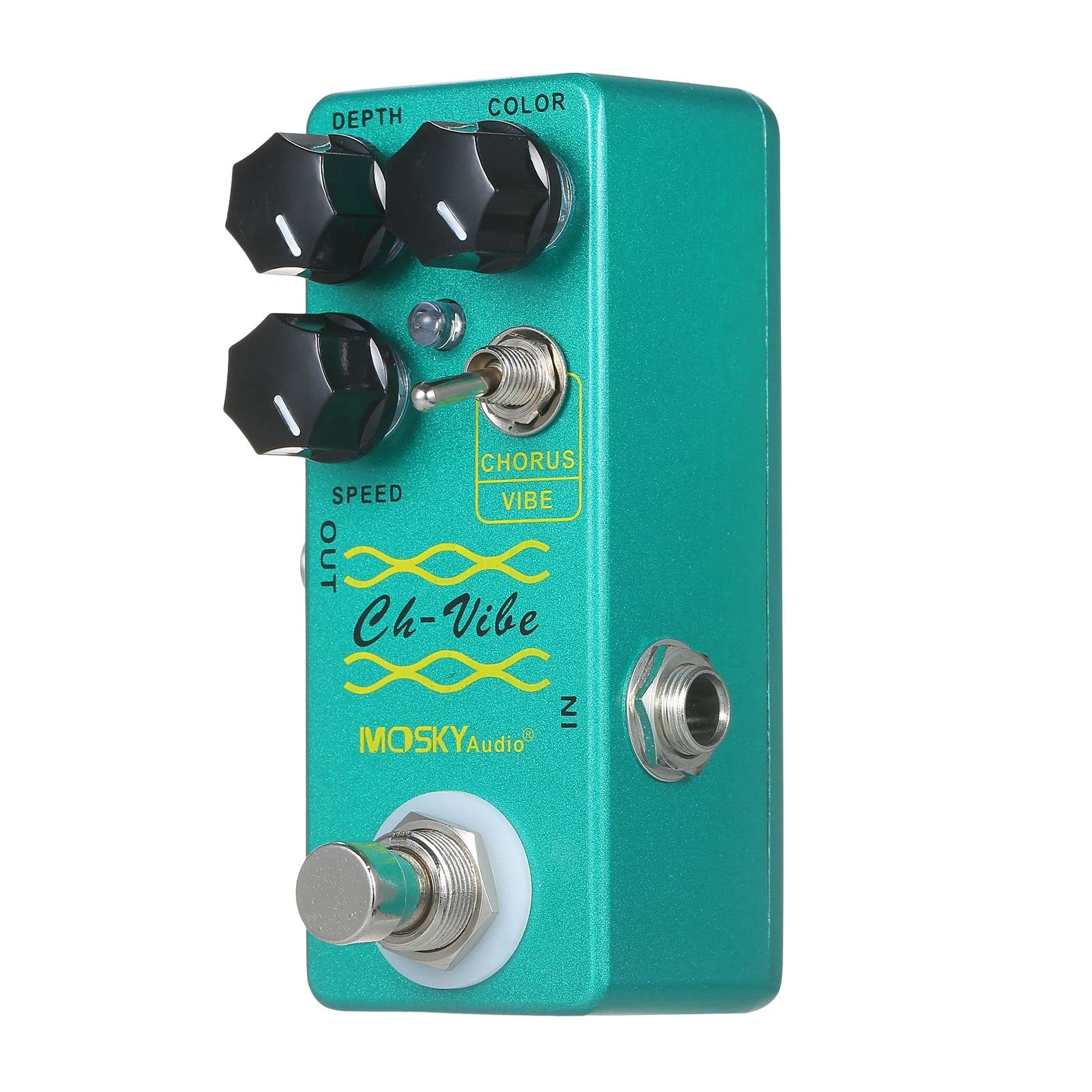 Lechnical Pedale Effetto Chorus/Vibe Pedale Effetti per Chitarra Pedale Singolo Effetto Mini