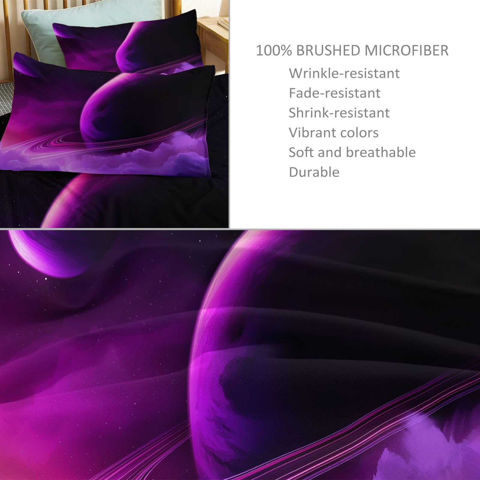Pościel w stylu fantasy, 155 x 220 cm, dla dzieci, chłopców, nastolatków, na pojedyncze łóżko, poszewka na kołdrę z nadrukiem, z zamkiem błyskawicznym i poszewką na poduszkę 80 x 80 cm