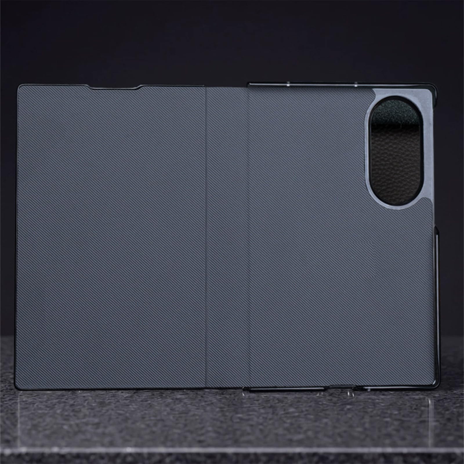 Prawdziwa skóra etui do Samsung Galaxy Z Fold 8, wzór krokodyla z klapką