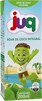 Suco JUQ 200 ML sem adiçao de açúcar e conservantes - Caixa com 24 unidades (Caixa 24 unid, Água de Coco)