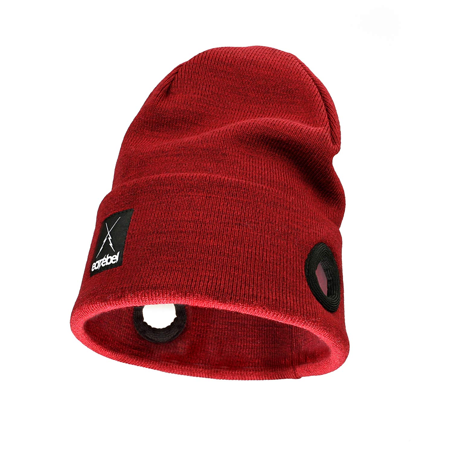 Earebel Bluetooth Headphones with Street Beanie - Wireless Headphones, Removable & Interchangeable Over Ear Headphones, Hi-Fi Stereo Sound - Built-in Microphone (Street Beanie, Burgundy)