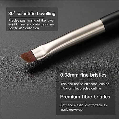 Miniatura 5 de LJXWRF Delineador de ojos impermeable de doble color, paquete de 2 botellas, 2 en 1, delineador de ojos impermeable de doble color, delineador de