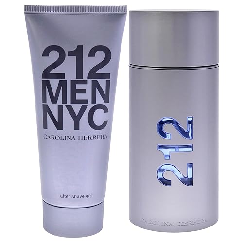 Miniatura 3 de 212 NYC by Carolina Herrera - Juego de regalo de 2 piezas de 3.4 onzas EDT en aerosol, 3.4 onzas de gel para después del afeitado