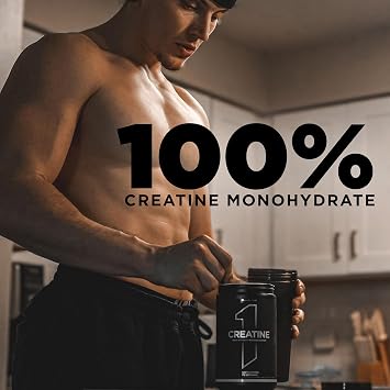 Rule 1 Proteins Creatine Powder Pure Micronized Creatine Monohydrate for High-Intensity Exercise and Lean Body Mass Support, Flavored and Unflavored (130 Servings, Unflavored)