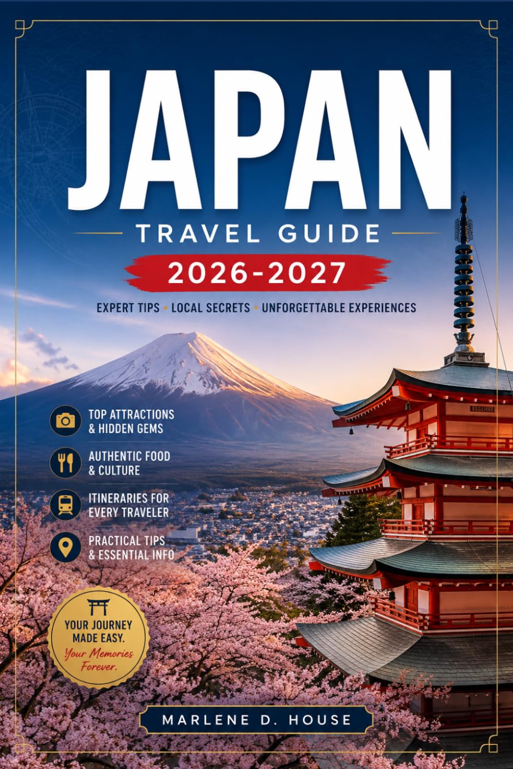 JAPAN TRAVEL GUIDE 2026-2027: From Shibuya Crossing to Rural Ryokan with Regional Itineraries, Shinkansen Routes, Historic Temples, and Local Cuisine.