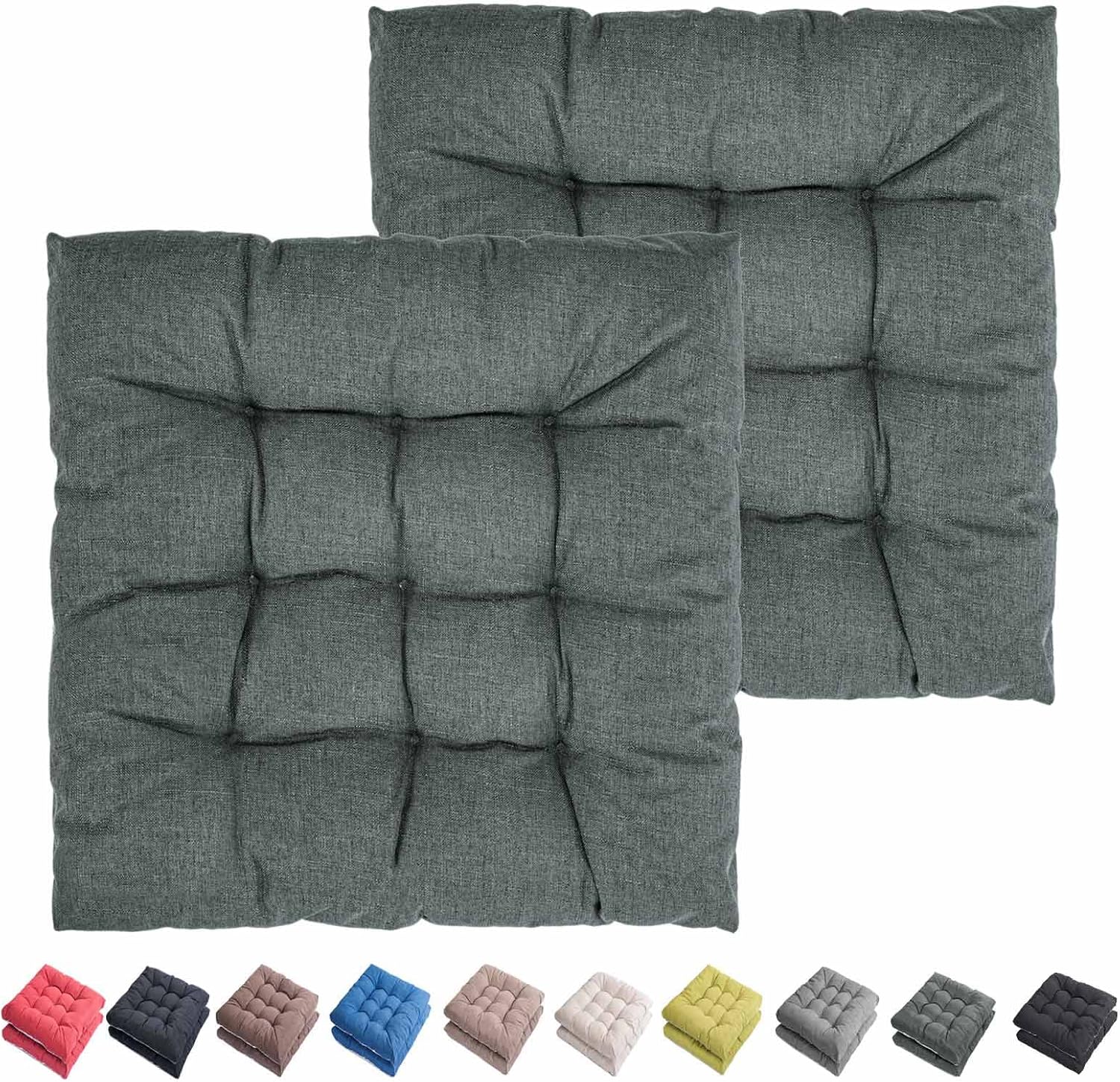 SEKUMDAN Outdoor Indoor Chair Cushions 20" x 20" Seat Patio