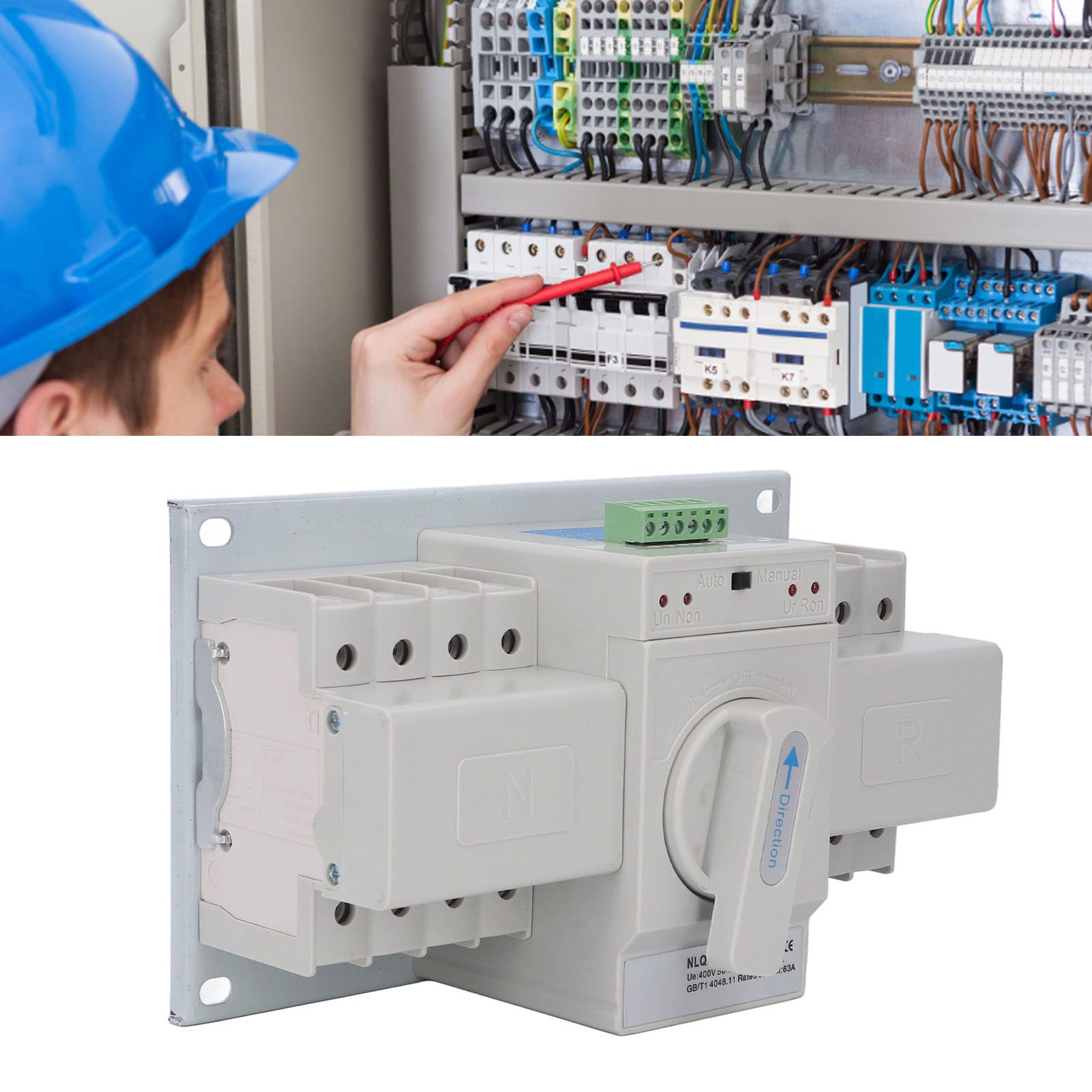 Manual And Auto Transfer Switch Dual Power Automatic Transfer Switch ...