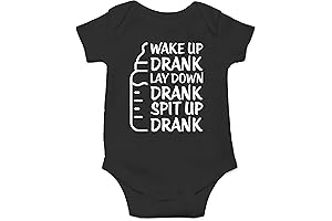 Wake Up Drank Lay Down Drank Spit Up Drank - Funny Baby...