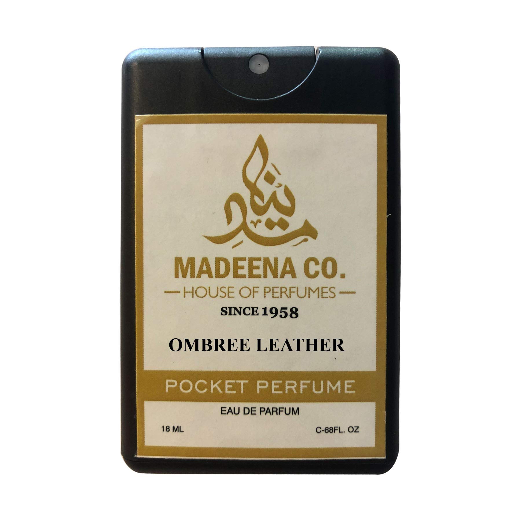MADEENA CO.OMBREE LEATHER Pocket Perfume 18ml, Long Lasting And Last Upto 24 Hours