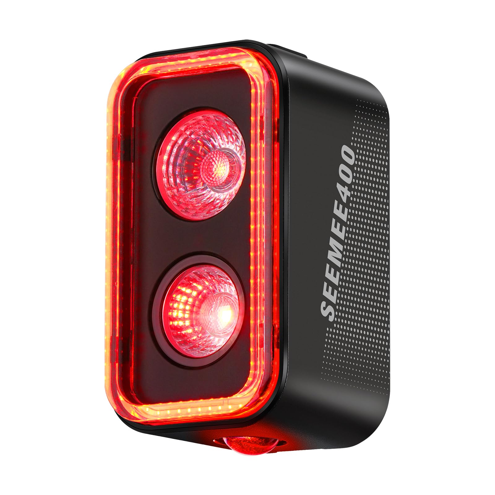 MagicShine SEEMEE 400 Smart Bicycle Taillight,400 Lumen Bike Tail Light,360° Visible Smart Brake Sensor IPX6 Waterproof FTR LightSync Rear Bike Light for Night Riding