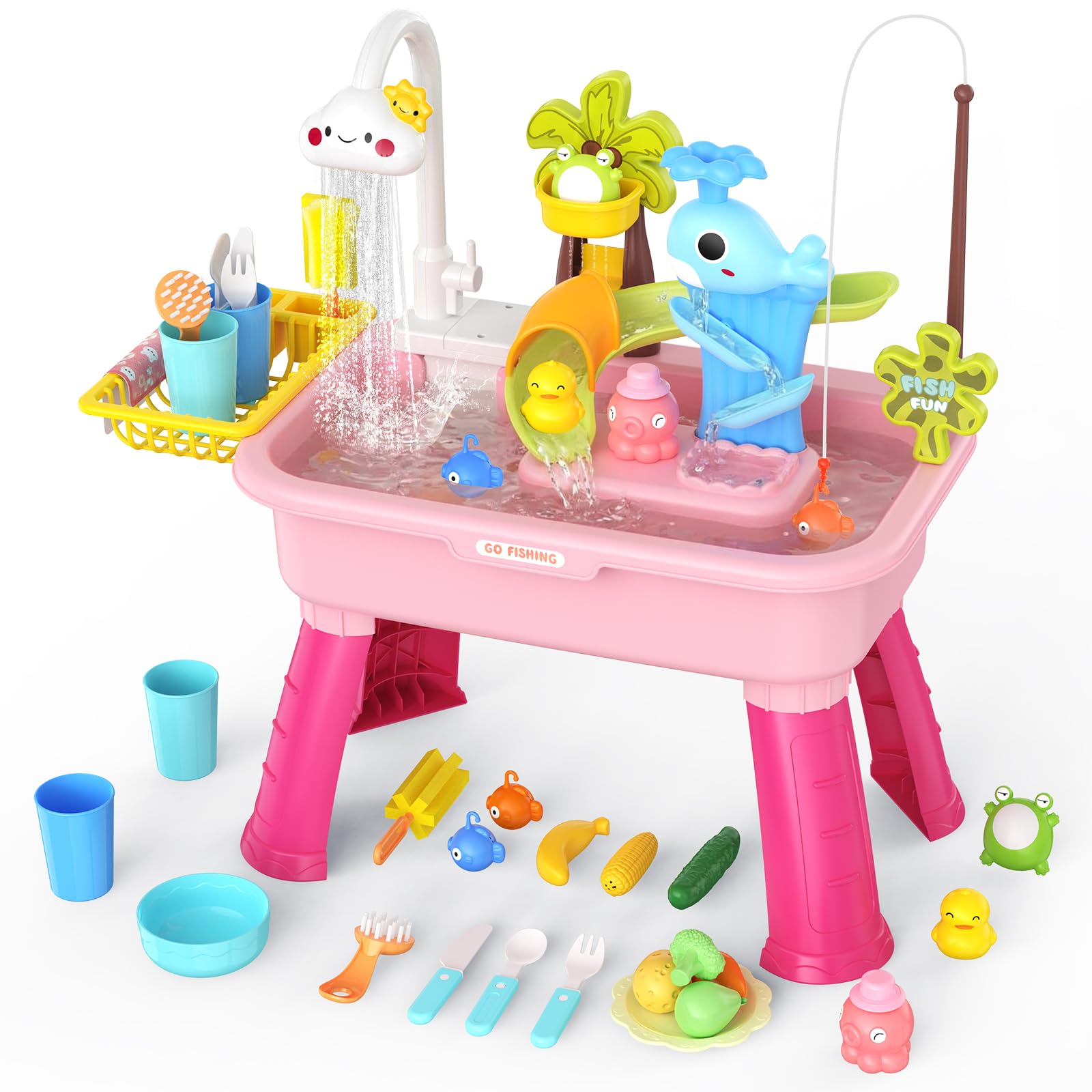 GGRH 4-in-1 Water Table with Electric Pump